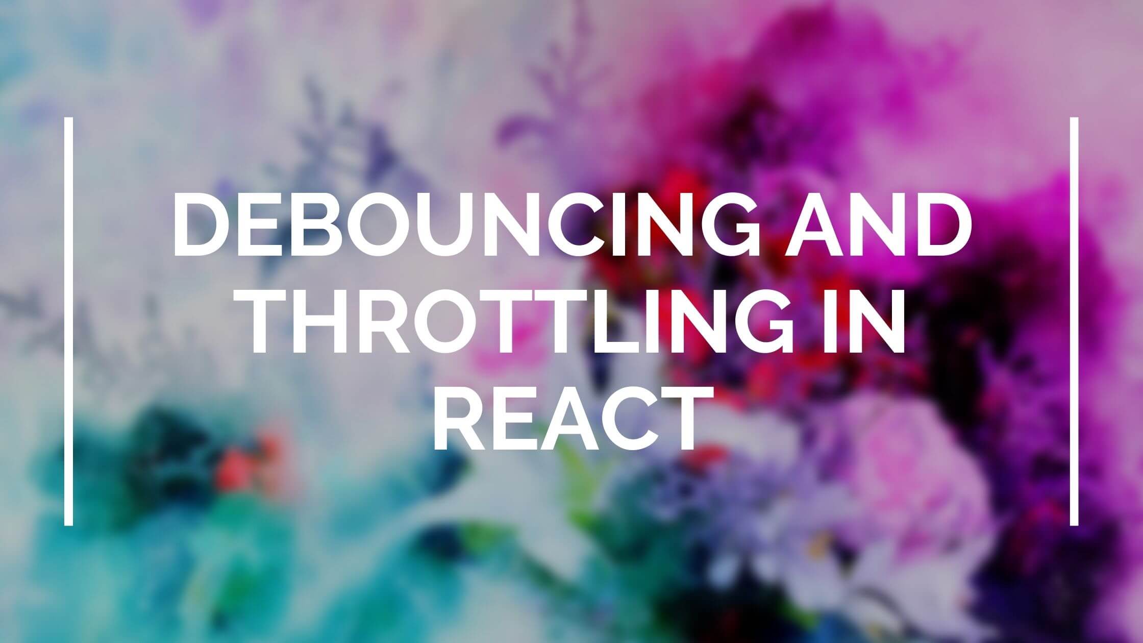 react-throttle-debounce