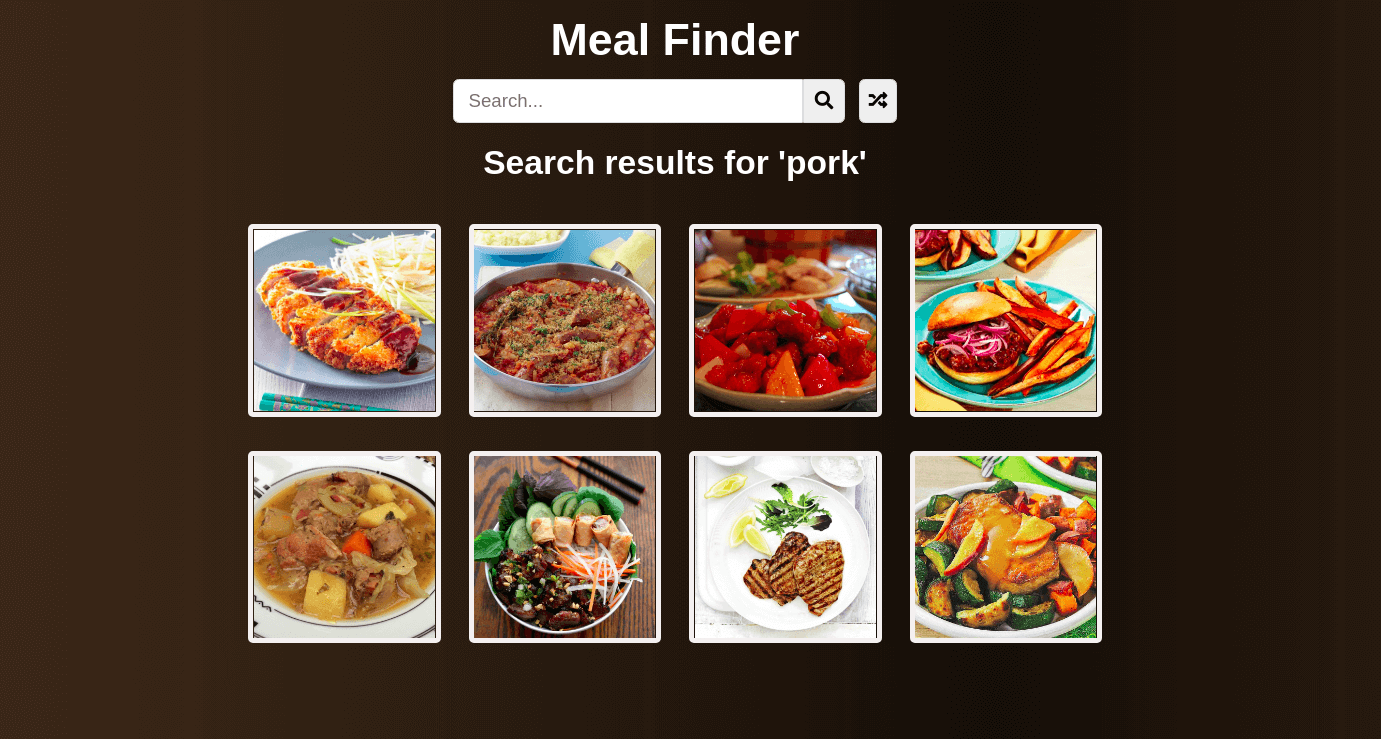 Meal Finder